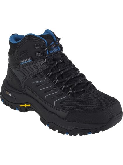 Černá kotníková outdoorová obuv Skechers Arch Fit Dawson-Raveno