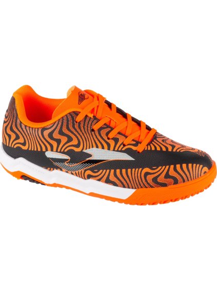 Oranžovo-černé chlapecké sálovky Joma Evolution Jr 2501 IN