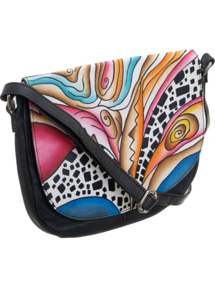 Rovicky ručně malovaná barevná kabelka