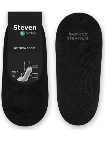 Černé pánské nízké ponožky Art.036