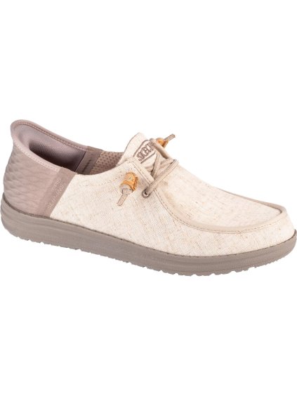 Béžové pánské polobotky Skechers Slip-Ins RF: Melson - Vaiden (Velikost 42,5)