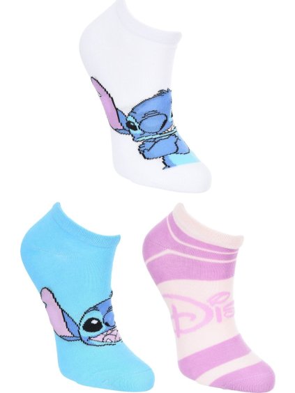 Disney Lilo and Stitch 3 páry dámských ponožek