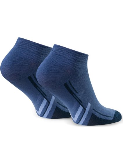 Modré pánské sportovní kotníkové ponožky * Art. 101