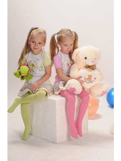 Dívčí punčochy YOCLUB Little Lady 40 den (Barva černá, Velikost 104/110)