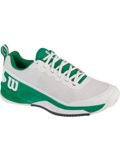 Bílo-zelené pánské sportovní tenisky Wilson Rush Pro 4.5 Clay (Velikost 40 2/3)