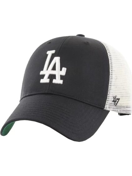 Černo-bílá kšiltovka 47 Brand MLB LA Dodgers Cap (Velikost ONE SIZE)