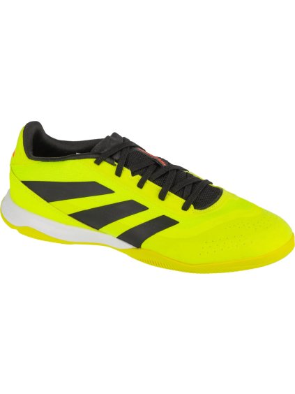 Neonově žluté pánské sálové tenisky Adidas Predator 24 League Low IN