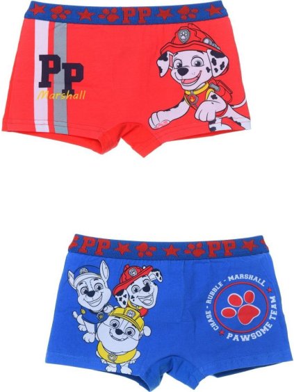 Sada 2 dětských boxerek Paw Patrol