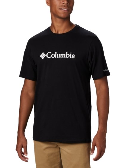 Černé pánské tričko Columbia CSC Basic Logo SS Tee