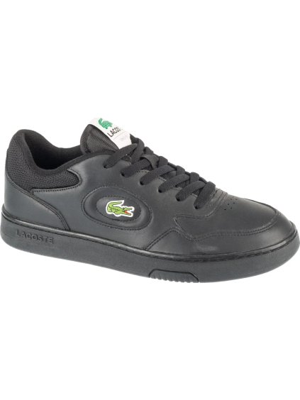 Černé pánské kožené tenisky Lacoste Lineset 223 (Velikost 40)