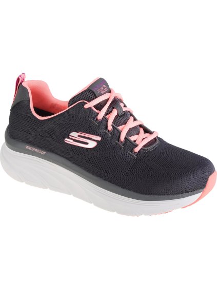 Černo-oranžové dámské tenisky Skechers D' Lux Walker Get Oasis