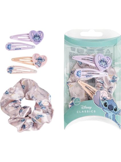 Pětidílná sada vlasových doplňků Lilo and Stitch (Velikost ONE SIZE)