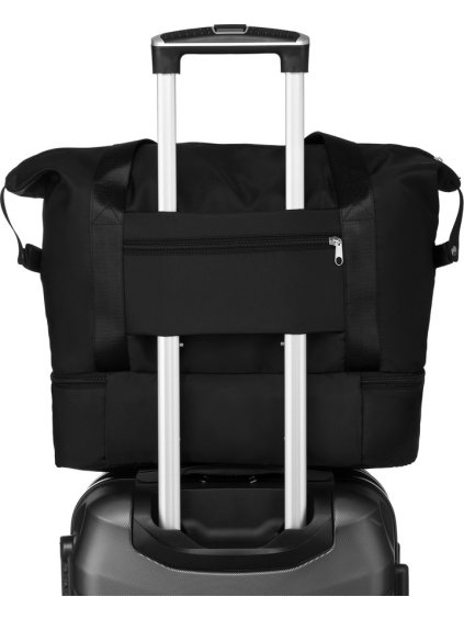 Peterson černá cestovní taška z odolného polyesteru (Velikost ONE SIZE)