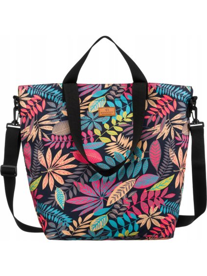 Rovicky Barevná vzorovaná textilní shopper kabelka (Velikost ONE SIZE)