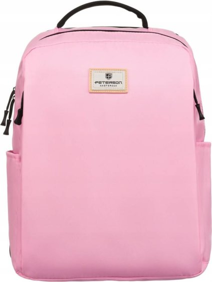 Peterson růžový batoh s kapsou na notebook
