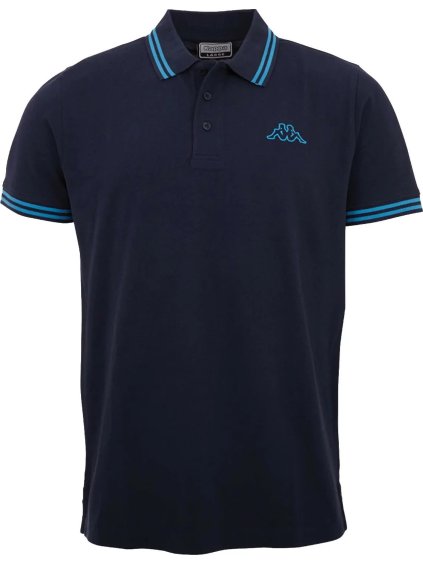 Tmavě modrá polokošile Kappa Polo Shirt (Velikost L)