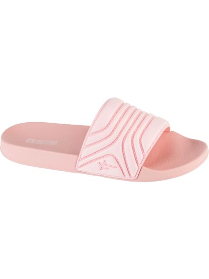 Pudrové dámské nazouváky Big Star Slide