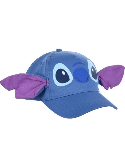 Modrá dětská kšiltovka Disney Stitch s 3D ušima