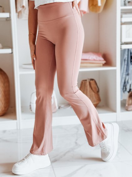 Meruňkové dámské zvonové legíny FARAFII