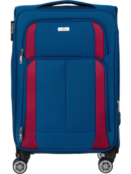 Peterson Modrý velký cestovní kufr