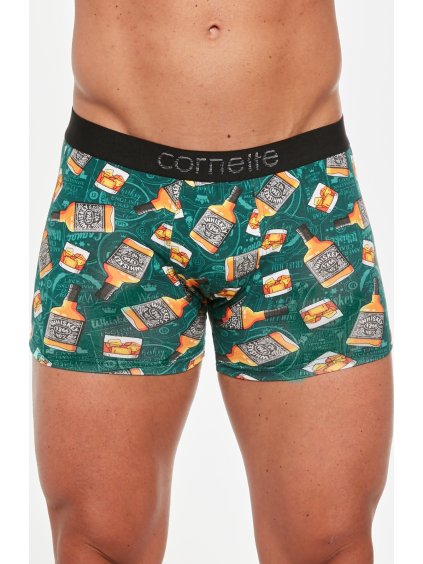 Zelené boxerky Cornette High Emotion Whiskey (Velikost L)