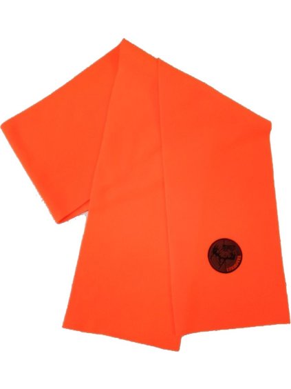 Oranžový lovecký šál