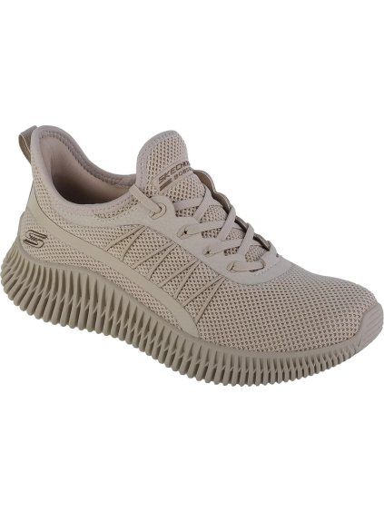 Béžové tenisky Skechers Bobs Geo-New Aesthetics