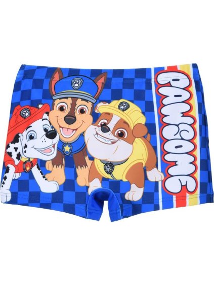 Modré chlapecké plavecké boxerky Paw Patrol