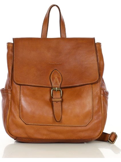 MARCO MAZZINI Světle hnědý batoh s kapsami