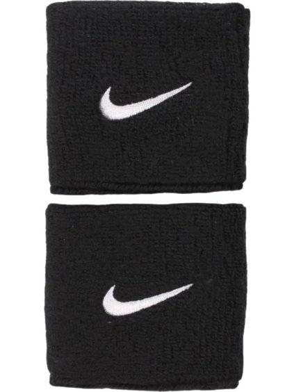 Černé potítka Nike Swoosh Wristbands