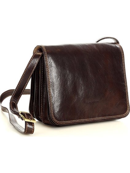 MARCO MAZZINI coffee hnědá crossbody kabelka