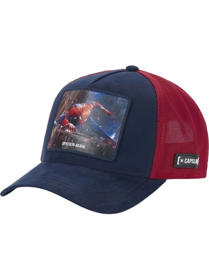 Modro-červená pánská kšiltovka Capslab Marvel Black Panther Cap