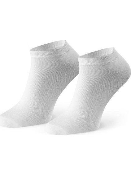 Bílé pánské bambusové ponožky Art. 094