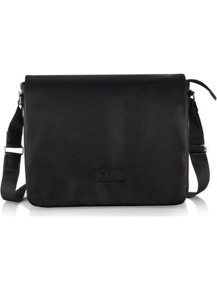 Pánská kvalitní černá taška přes rameno