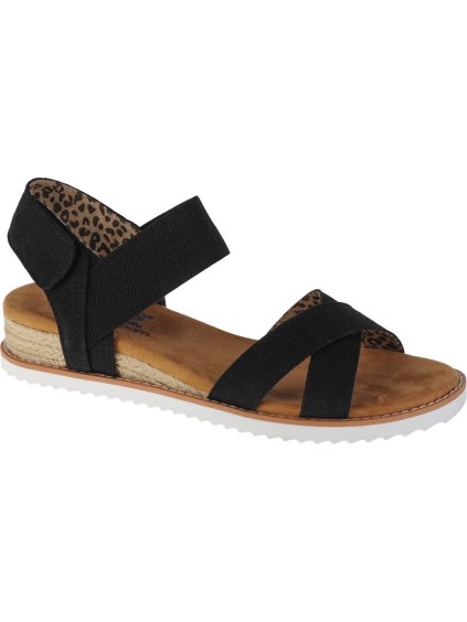 Černé dámské sandály Skechers Desert Kiss- Secret Picnic