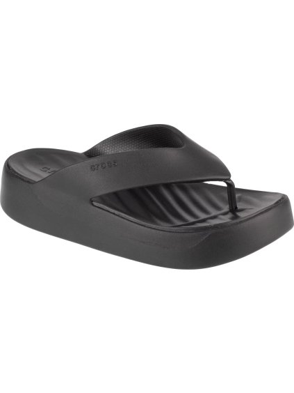Černé žabky na platformě Crocs Gataway Platform Flip (Velikost 37)