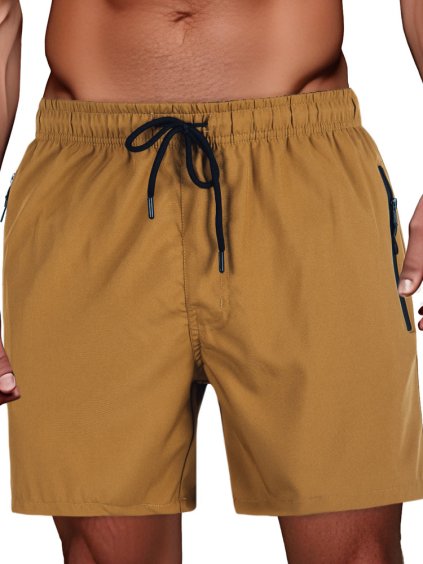 Camel pánské plavecké kraťasy s kapsami