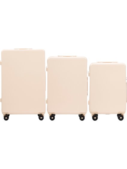 Béžová sada 3 cestovních kufrů Wings BUNTING