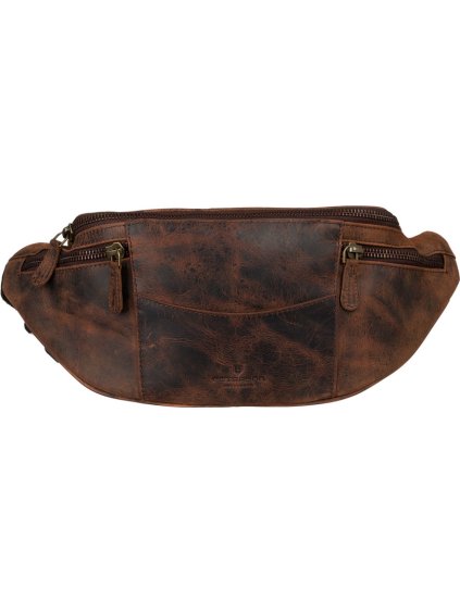 Peterson Pánská kožená ledvinka - hnědá