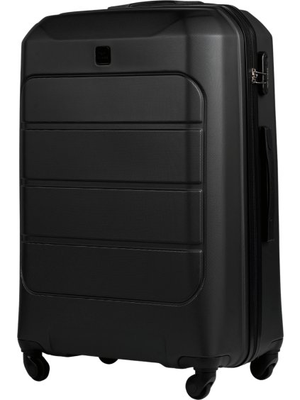 Černý velký cestovní kufr WINGS GANNET