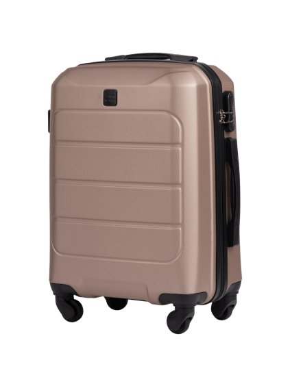 Champagne kabinový kufr 55x40x20 WINGS GANNET