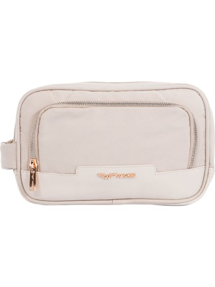 Béžová cestovní kosmetická taštička