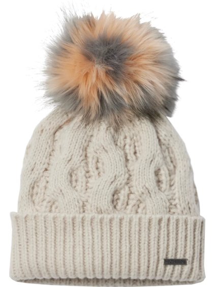 Smetanová dámská čepice Columbia Boundless Days Cable Knit Pom Beanie