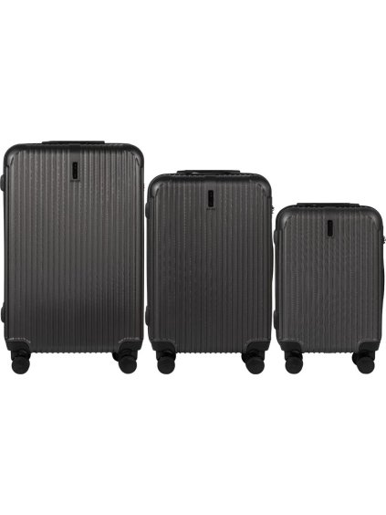 Tmavě šedá sada cestovních kufrů EGRET