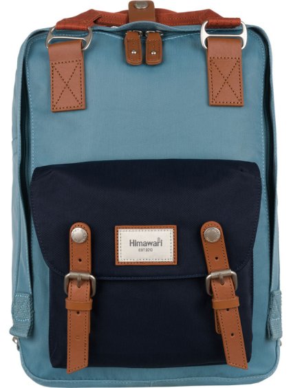 Himawari Modrý dámský městský batoh s prostorem pro notebook