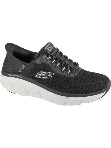 Černé pánské tenisky Skechers Slip-ins: D'Lux Walker 2.0 - Rezinate