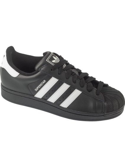 Černé tenisky Adidas Superstar II