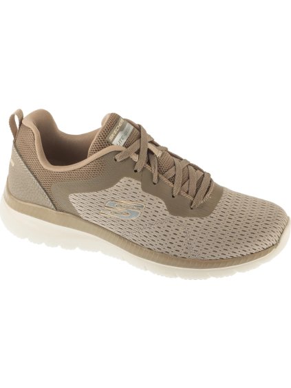 Béžové taupe dámské tenisky Skechers Bountiful - Quick Path