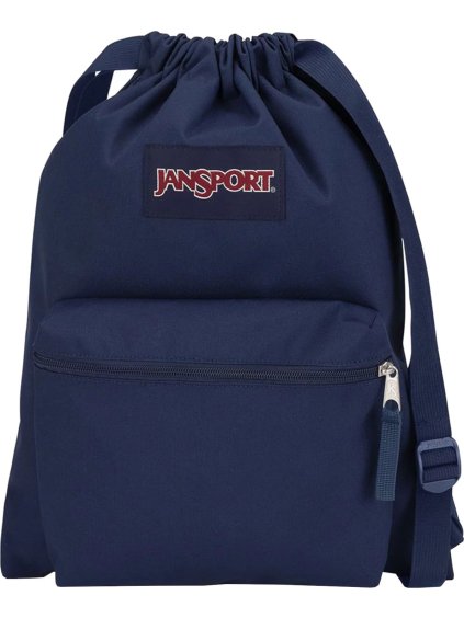 Tmavě modrý stahovací vak Jansport Drawsack