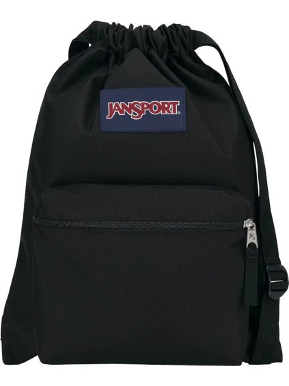 Černý stahovací vak Jansport Drawsack (Velikost ONE SIZE)